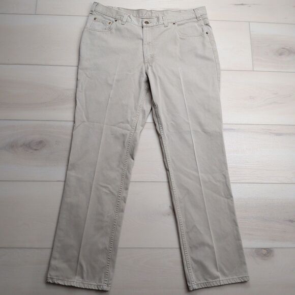 Bills Khakis Pants Mens 38x31 Beige Bullard Twill Flat Front Chino Made in USA - Picture 1 of 12